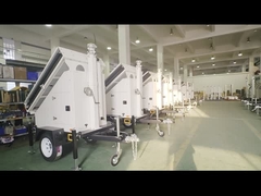 รถรับจอดติดตามแสงอาทิตย์เคลื่อนที่ที่ใช้พลังแสงอาทิตย์เพื่อความปลอดภัย