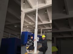 เสากล้องโทรทรรศน์สำหรับรถพ่วงกล้องพลังงานแสงอาทิตย์