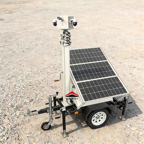 Latest company news about มินิ แพเนลพลังแสงอาทิตย์ กล้องวงจรปิด CCTV รถยนต์สําหรับสถานที่ก่อสร้าง