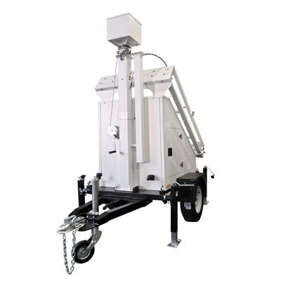 OEM ODM โซลาร์ โมบายล์ เทรลเลอร์ เทรลเลอร์กล้องวงจรปิดแสงอาทิตย์