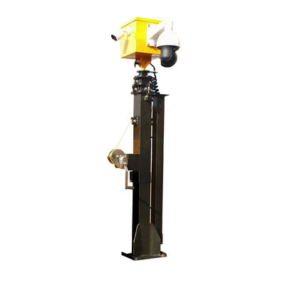 19 ฟุต มือ Mast Cold Dip Galvanizing Mast 70 กิโลกรัม สําหรับรถยนต์ดวงอาทิตย์