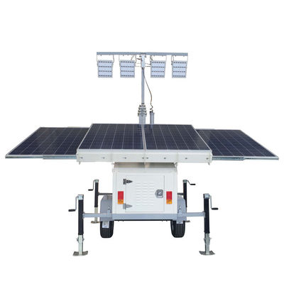 โรงไฟฮิбриดพลังแสงอาทิตย์ มีแพนลพลังแสงอาทิตย์ 4*300W แบตเตอรี่ขนาด 200Ah สําหรับทะเลทราย