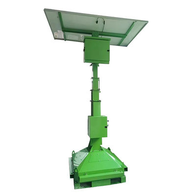 พลังงานแสงอาทิตย์สีเขียว พลังงานเก็บแสง Led Tower สําหรับไฟฟ้าสะพานกลางคืน