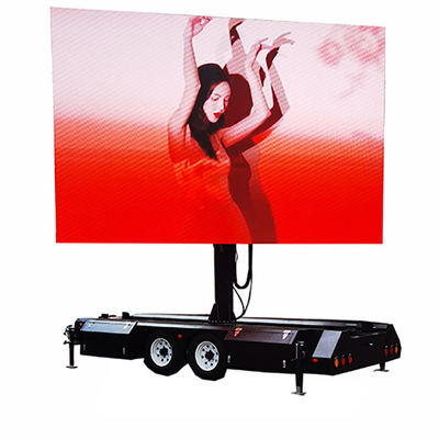 โซลาร์ สีเต็ม LED Screen Display Remote Control Trailer สําหรับกิจกรรมขนาดใหญ่