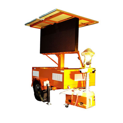 แผ่นพลังงานแสงอาทิตย์แบบพกพา 24V LED Display รถบรรทุกความหลากหลายสําหรับสถานที่ท่องเที่ยว