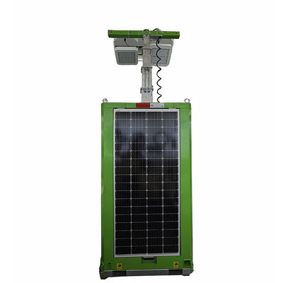 ความมั่นคงที่ดีมาก ระบบพลังงานแสงอาทิตย์ พานีลพลังงาน LED Light Tower Solar Light Cube สําหรับการสรรพสินค้า Park Lighting