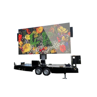 ภาพจอ LED ความละเอียดสูง รถยนต์มัสต์ไฮดรอลิก สําหรับโฆษณากลางแจ้ง