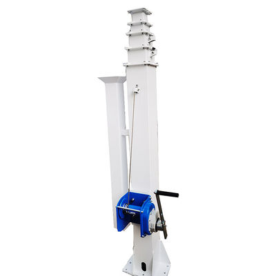 การยกมือ Telescopic Mast Telescopic CCTV Pole กล้อง Mast Pole สําหรับหอเฝ้าระวัง