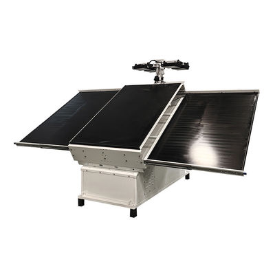 พลังงานสีเขียว ไฟฟ้า Led Lighting Skid Trailers สําหรับพื้นที่ก่อสร้างกลางแจ้ง
