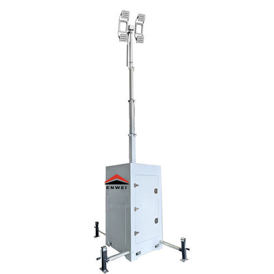 หอไฟ LED แบบพกพามาตรฐาน US พร้อมเสา Telescopic 6 เมตร สำหรับไฟส่องสว่างกิจกรรม