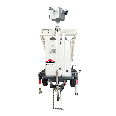 แผ่นแสงอาทิตย์พกพา กล้อง CCTV รอบรถยนต์สําหรับสถานที่ก่อสร้าง