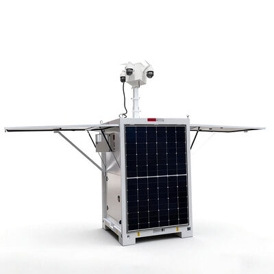 หอคอยเฝ้าระวังวีดีโอมือถือสําหรับการเฝ้าระวังนอกเครือข่าย 24/7 ในสถานที่ห่างไกล